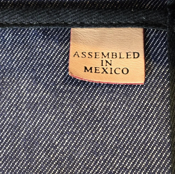 Dooney & Bourke Blue Denim Satchel With Crossbody Leather Strap bag. - Picture 3 of 9